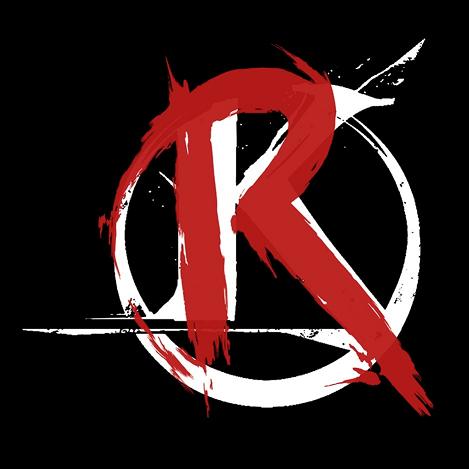 Logo pour Kaamelott résistance : le K de Kaamelott auquel se superpose un R rouge