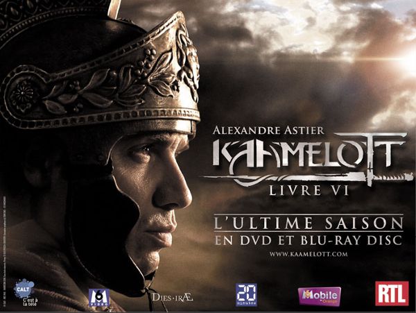 Affiche publicitaire pour le DVD de Kaamelott Livre VI
