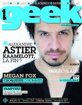 Alexandre Astier en couverture de Geek magazine