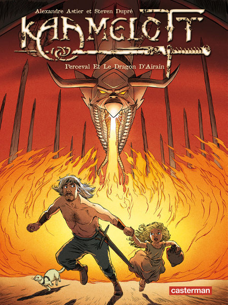 La couverture de la BD Kaamelott tome 4 : Perceval et le dragon d'airain