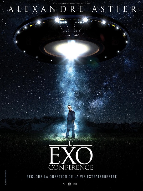 Affiche de l'Exo conférence d'Alexandre Astier