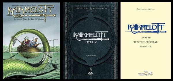 Bande dessinée, DVD québécois, et texte intégral de Kaamelott, tous sortis en décembre 2010